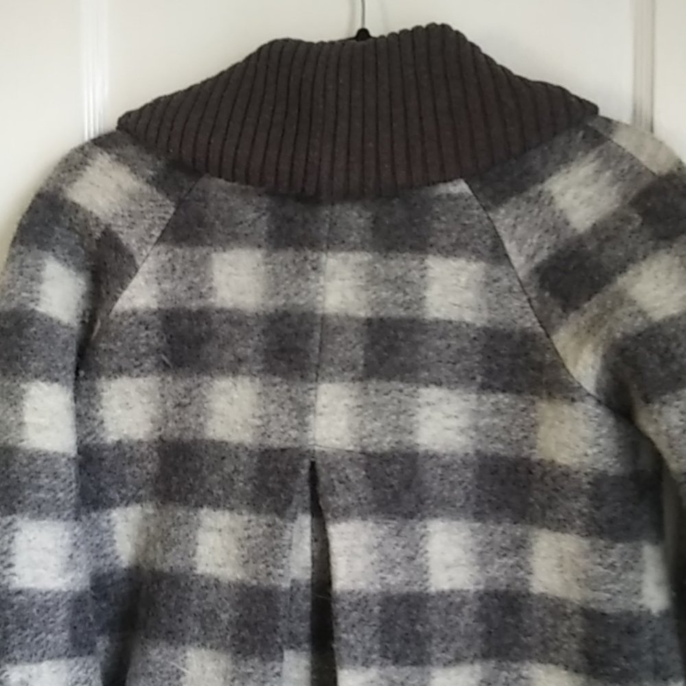 Free People Plaid Buffalo Swing Coat. - Picture 5 of 5